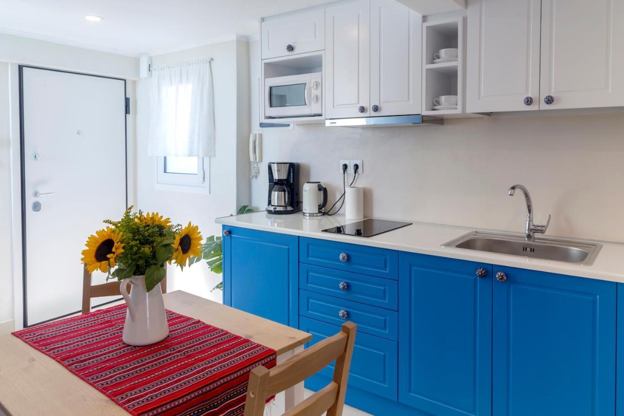 Blue And White Apartment Vipgreece Афины Экстерьер фото